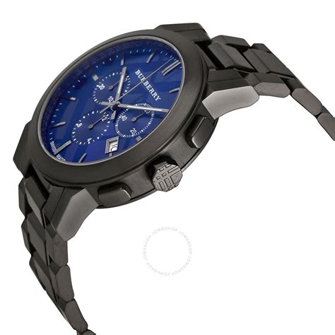 burberry 9365|Burberry Chronograph Blue Dial Dark Grey Ion.